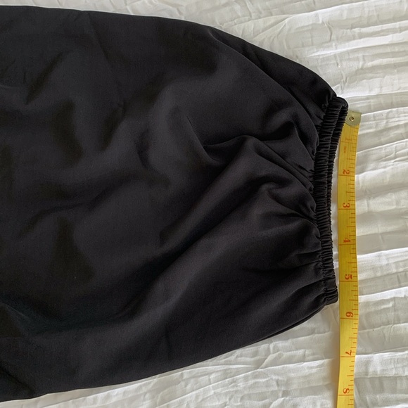 CATO Women’s‎ Top Off Shoulder Blk/Wht Daisy Peasant Balloon 3/4 Sleeves 18/20W - Picture 15 of 16